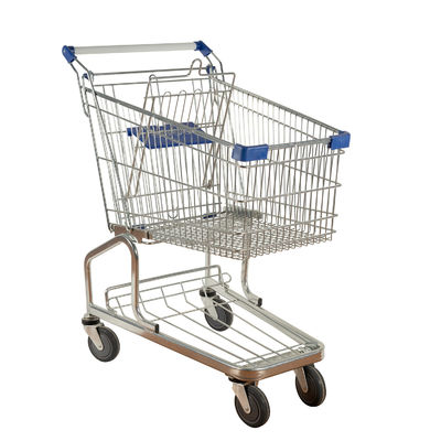 Xe đẩy mua sắm siêu thị Đức Xe đẩy dây kim loại 125L có thể tùy chỉnh