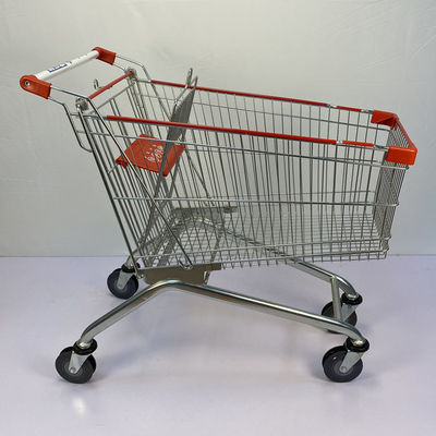Mua Xe đẩy mua sắm bằng kim loại có thể gập lại dung tích lớn 150L có ghế trẻ em online manufacture