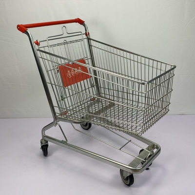 Mua Xe đẩy hàng tạp hóa siêu thị 150L tùy chỉnh Kho mạ kẽm Xe đẩy mua sắm online manufacture