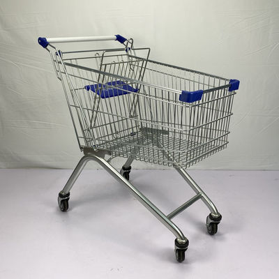 Mua Xe đẩy mua sắm thông thường của Châu Âu Xe đẩy siêu thị bằng thép 125L Tải trọng 110Kg online manufacture