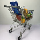 Australian Style 150L Supermarket Shopping Trolley Metal Gray Chain Store Shopping Cart CE