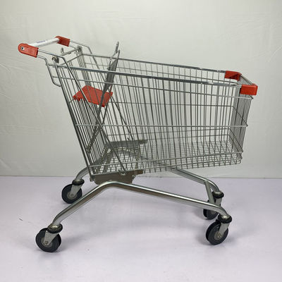 Mua Phong cách châu Âu Xe đẩy hàng tạp hóa tùy chỉnh Xe đẩy siêu thị kim loại 150L Sơn tĩnh điện online manufacture