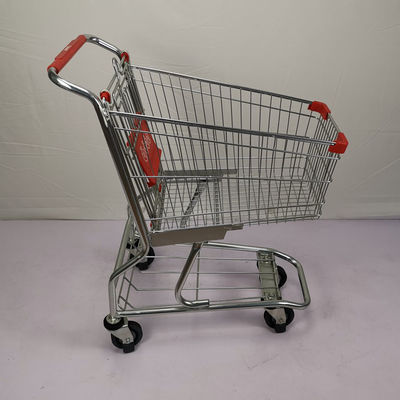 Mua Xe đẩy mua hàng bằng thép kiểu Mỹ 60L Q195 Xe đẩy mua sắm bán lẻ bằng xích thép online manufacture