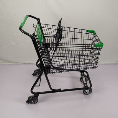 Mua Xe đẩy mua sắm thị trường OEM ODM 80L Giỏ hàng thép Q195 online manufacture