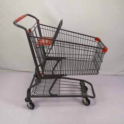 Mua Giỏ mua hàng bằng thép 125L kiểu Mỹ với xe đẩy kim loại lớn 4 