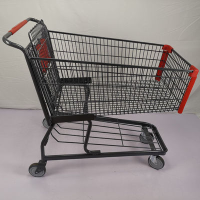 Mua Xe đẩy mua sắm hàng tạp hóa 125L kiểu Mỹ với góc va chạm Tente TPR Wheels online manufacture