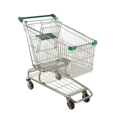 Mua Sơn tĩnh điện kẽm Giỏ hàng kim loại Thép Q195 với các bộ phận nhựa màu xanh lá cây online manufacture