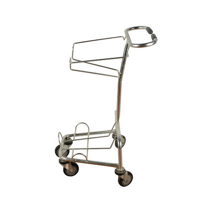 Mua Giỏ hàng hai lớp Xe đẩy mua hàng Xe đẩy mua sắm bằng dây kim loại 45L online manufacture