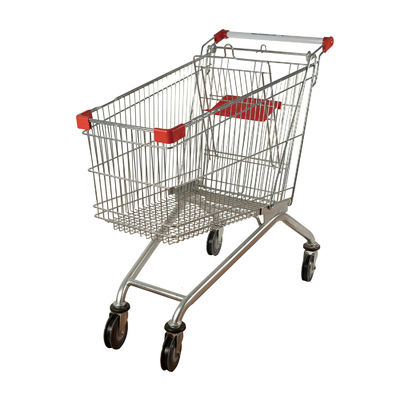 Mua Giỏ kim loại 125L Xe đẩy mua sắm châu Âu Giỏ hàng tạp hóa Chống trộm online manufacture