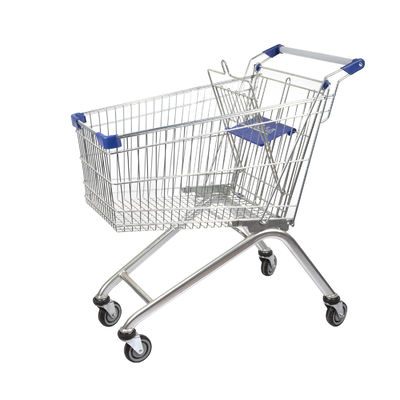 Mua Siêu thị thép kẽm Xe đẩy mua sắm Phong cách châu Âu Giỏ hàng tạp hóa online manufacture