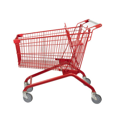 Mua Red 180L Phong cách Châu Âu Giỏ hàng Siêu thị Xe đẩy Công suất lớn Bán buôn online manufacture