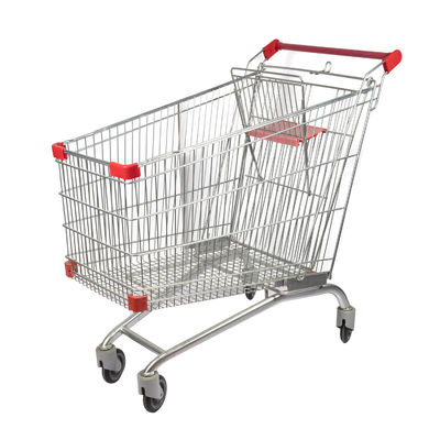 Mua 240L Công suất lớn Kho Phong cách Châu Âu Mua sắm Giỏ kim loại Giỏ hàng Siêu thị online manufacture