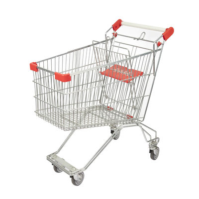 Mua 125L Dung Tích Lớn Phong Cách Nga Siêu Thị Thép Xe Đẩy Tay Cửa Hàng Tạp Hóa Chất Lượng Cao Xe Bán Buôn online manufacture