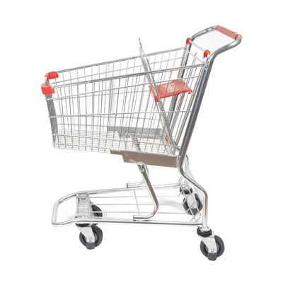 Mua Siêu thị mạ kẽm bằng kim loại Giỏ hàng bằng thép Xe đẩy hàng Americana 60L online manufacture