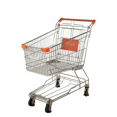 Mua Xe đẩy mua sắm kim loại tiêu chuẩn châu Á 125L Siêu thị Xe đẩy hàng tạp hóa EN BS 1929 online manufacture