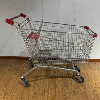 Mua 210L Variety Store Powder Coating SGS Certificate European Market Grocery Shopping Trolley  with PU Wheels sản xuất trực tuyến